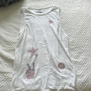 lauren moshi bling muscle tee